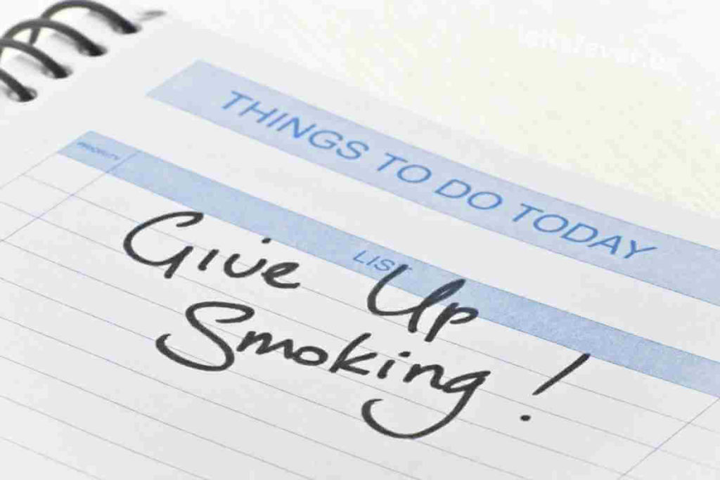 The Tables Below Show People’s Reasons for Giving up Smoking (1)