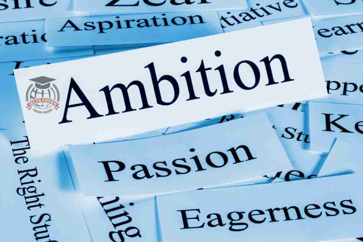ambition is a good quality ielts essay