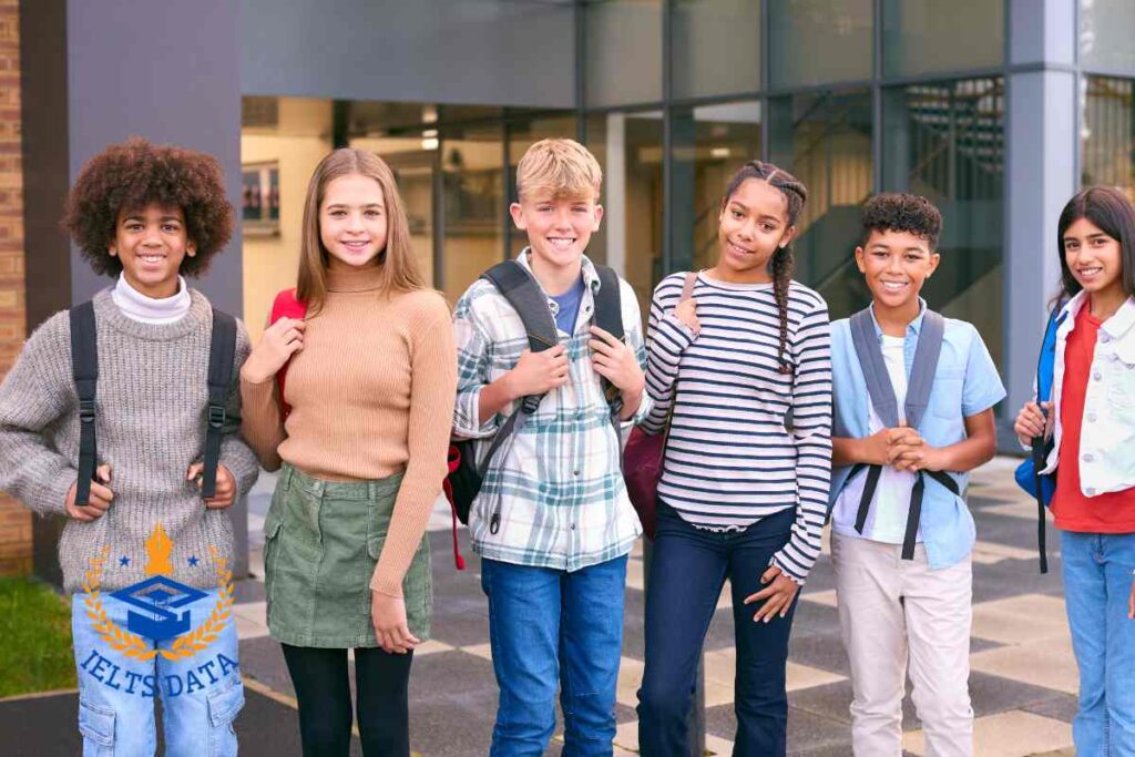 The table shows the Proportion of Pupils Attending Four Secondary School